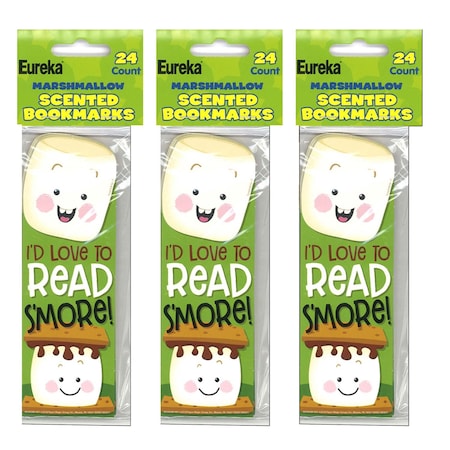Eureka Marshmallow Scented Bookmarks, PK72 834028